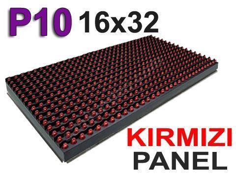 LED PANEL P10 16X32 KIRMIZI