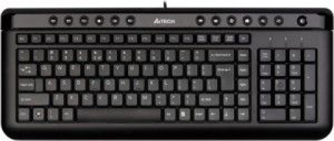 A4 TECH Multimedia Klavye (Q-USB-Siyah)